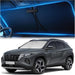 Hyundai Tucson custom windshield sunshade for UV protection and interior cooling