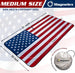 Magnelex medium size windshield sunshade with dimensions and storage bag.