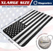XLarge size windshield sunshade with measurement markings and storage bag.