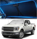 Ford F-150 windshield sunshade providing complete sun and heat protection