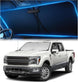 Ford F-150 windshield sunshade providing complete sun and heat protection