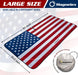 Magnelex large size windshield sunshade with dimensions and storage bag.