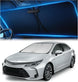 Toyota Corolla windshield sunshade with precise fit for sun and heat protection