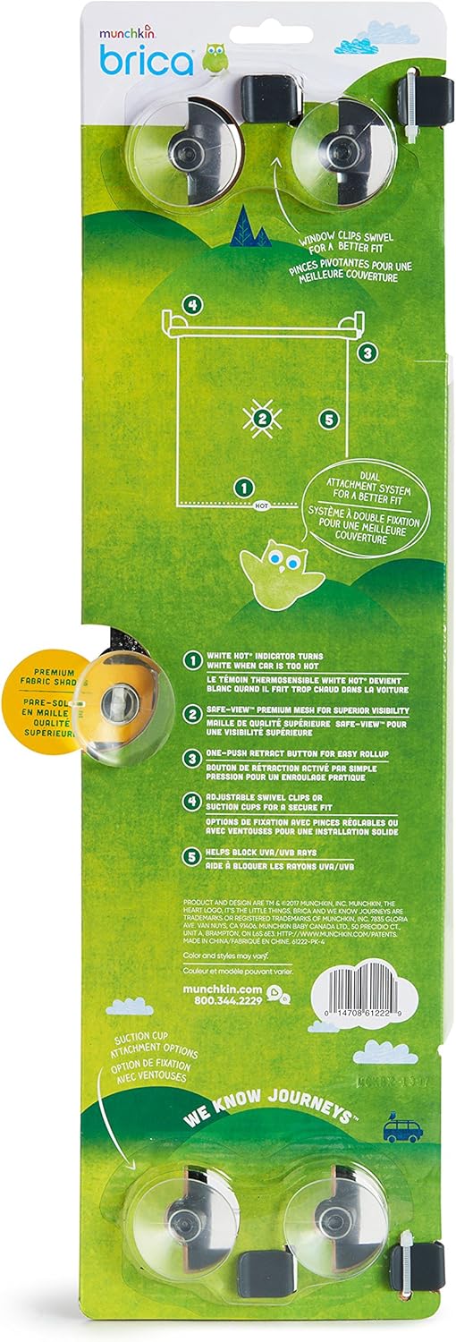 Brica product packaging with green background and text