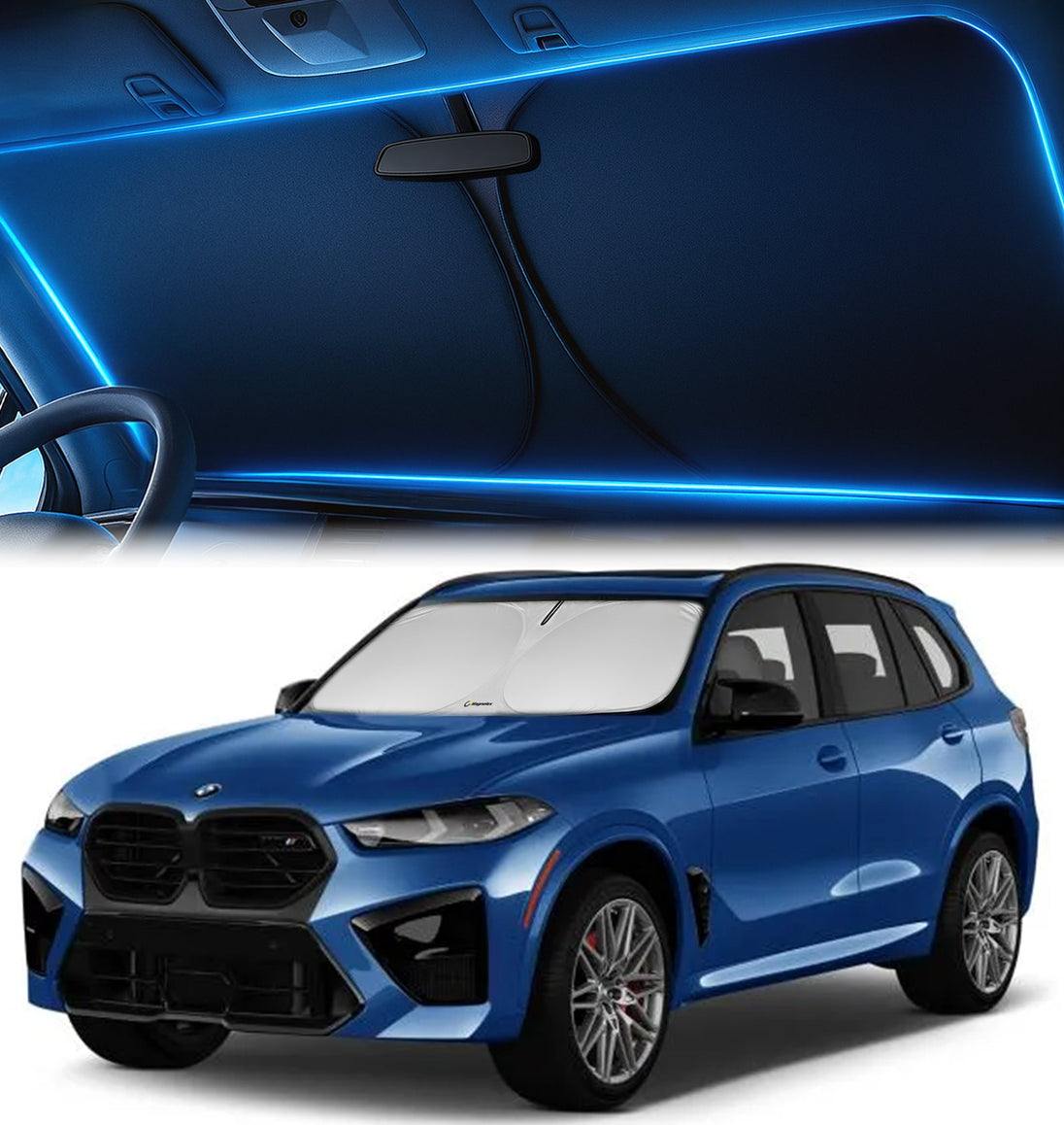 Custom-Fit Windshield Sunshade for BMW X5 2019-2026
