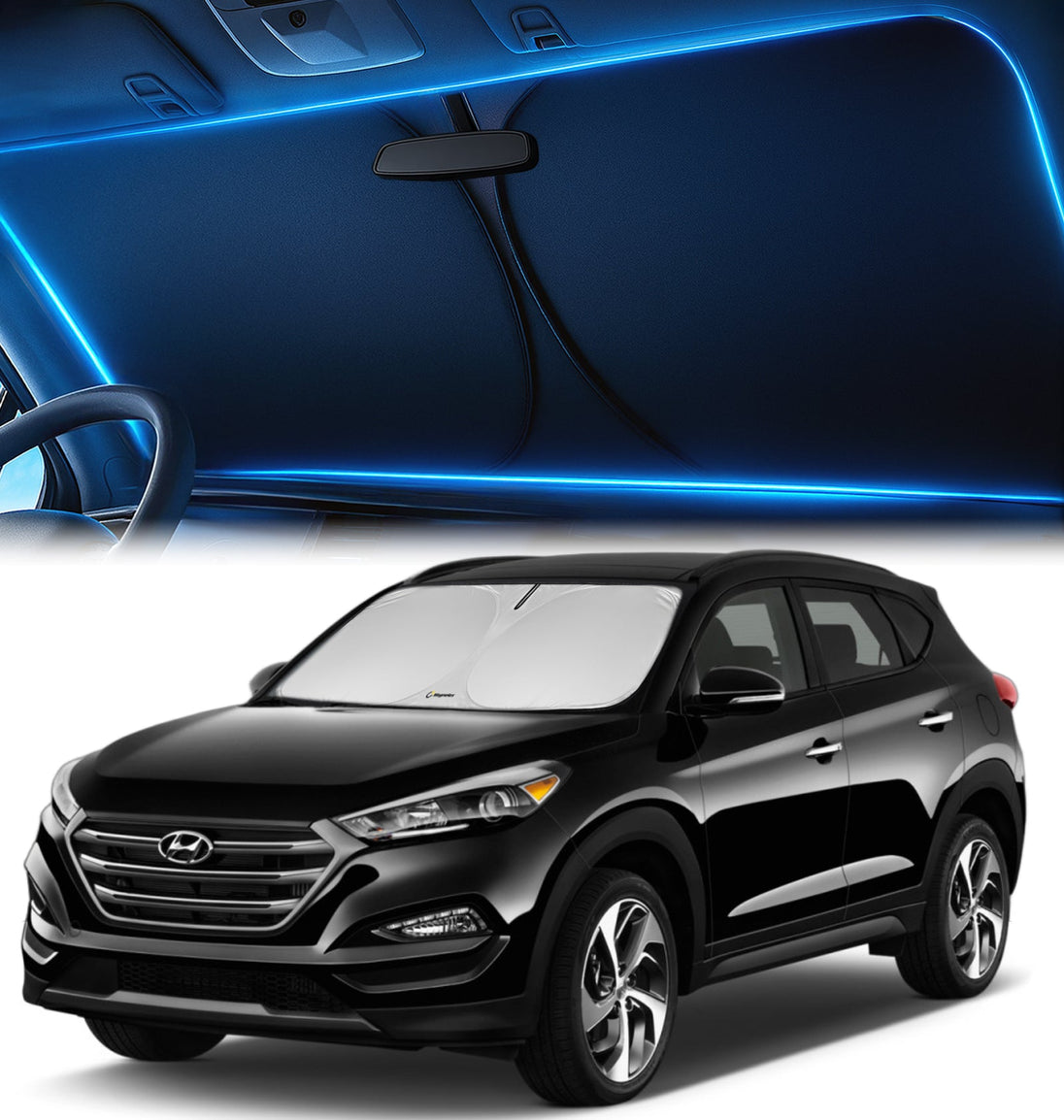 Custom-Fit Windshield Sunshade for Hyundai Tucson 2016-2021