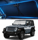 Custom-Fit Windshield Sunshade for Jeep Gladiator, Wrangler 2018-2026