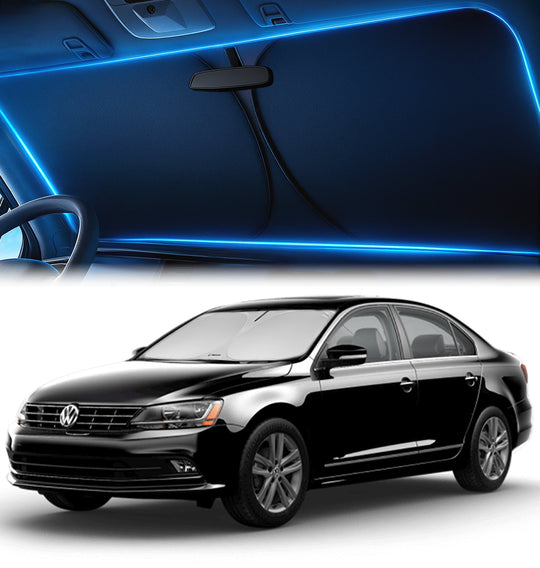 Custom-Fit Windshield Sunshade for Volkswagen Jetta 2011-2018