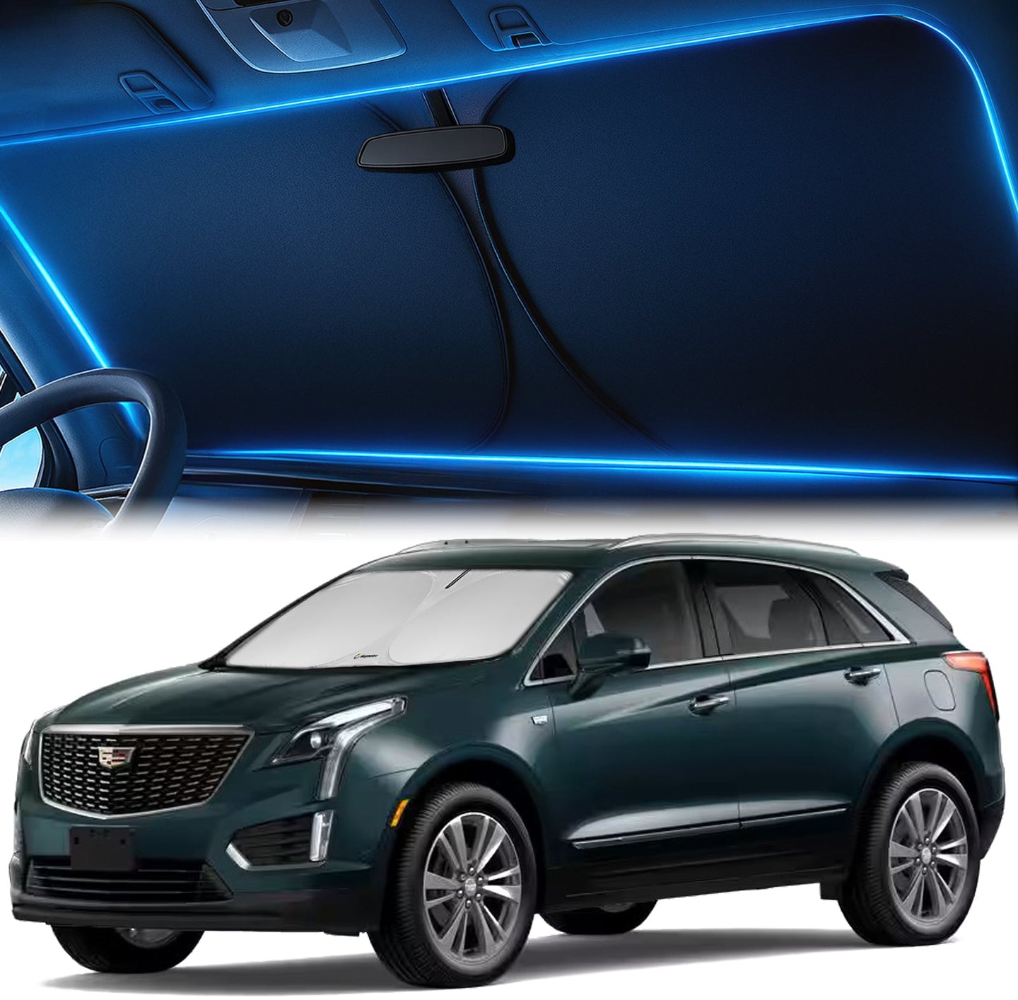 Custom-Fit Windshield Sunshade for Cadillac XT5 2017-2026