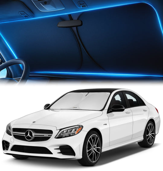 Custom-Fit Windshield Sunshade for Mercedes C-Class 2008-2021