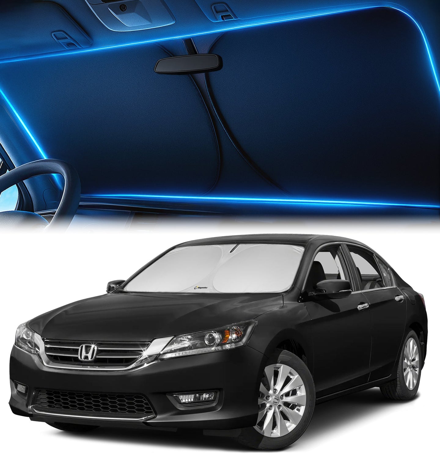 Custom-Fit Windshield Sunshade for Honda Accord 2013-2017