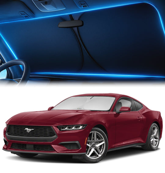 Custom-Fit Windshield Sunshade for Ford Mustang 2015-2026