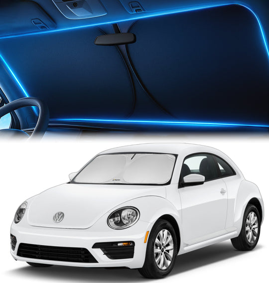 Custom-Fit Windshield Sunshade for Volkswagen Beetle 2012-2019