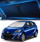 Custom-Fit Windshield Sunshade for Toyota Prius C 2012-2019