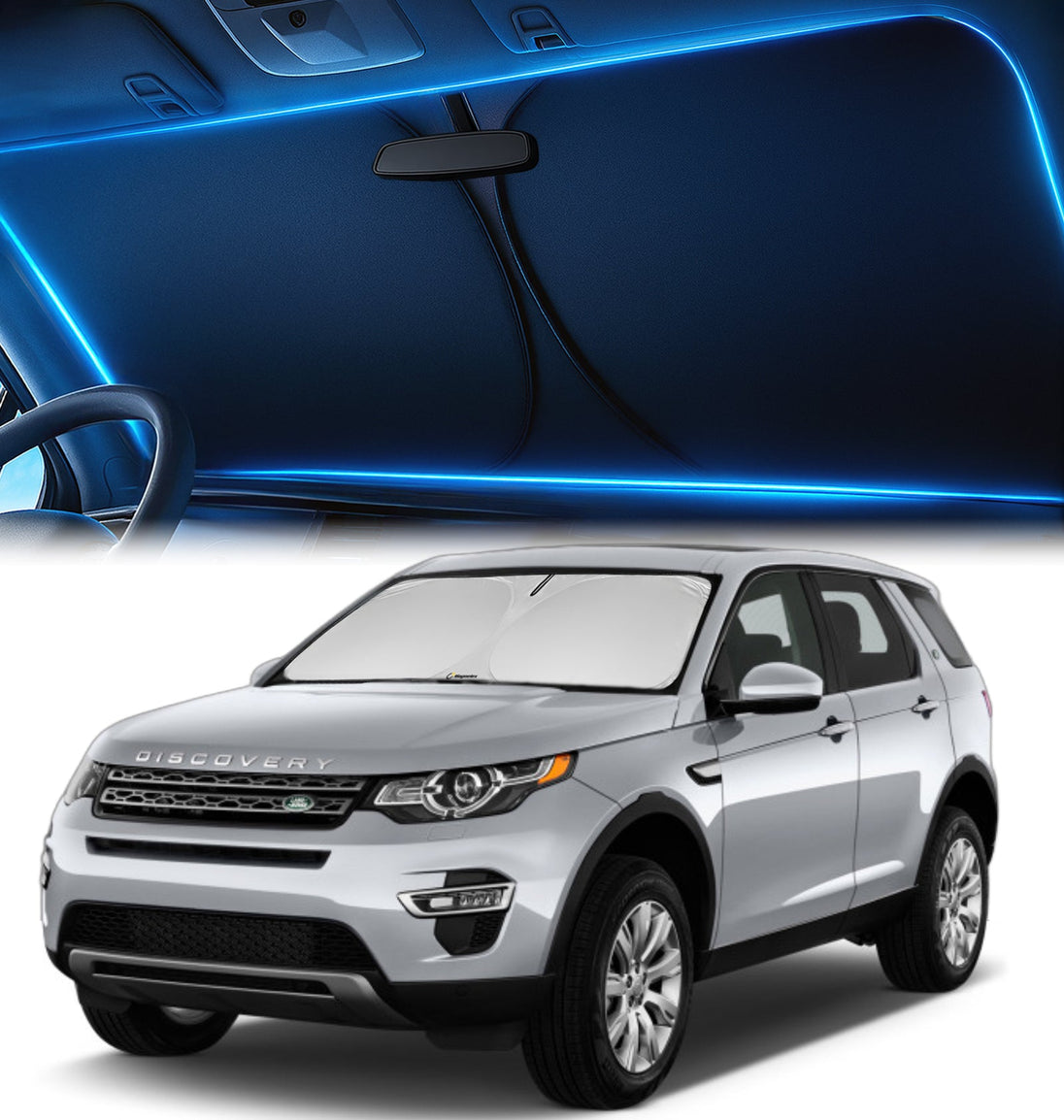 Custom-Fit Windshield Sunshade for Land Rover Discovery Sport 2014-2019
