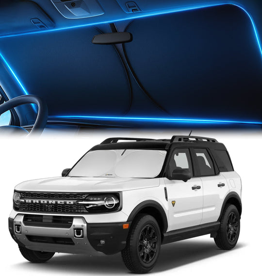 Custom-Fit Windshield Sunshade for Ford Bronco Sport 2021-2026