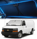 Custom-Fit Windshield Sunshade for Chevrolet Express Cargo Van 1996-2026