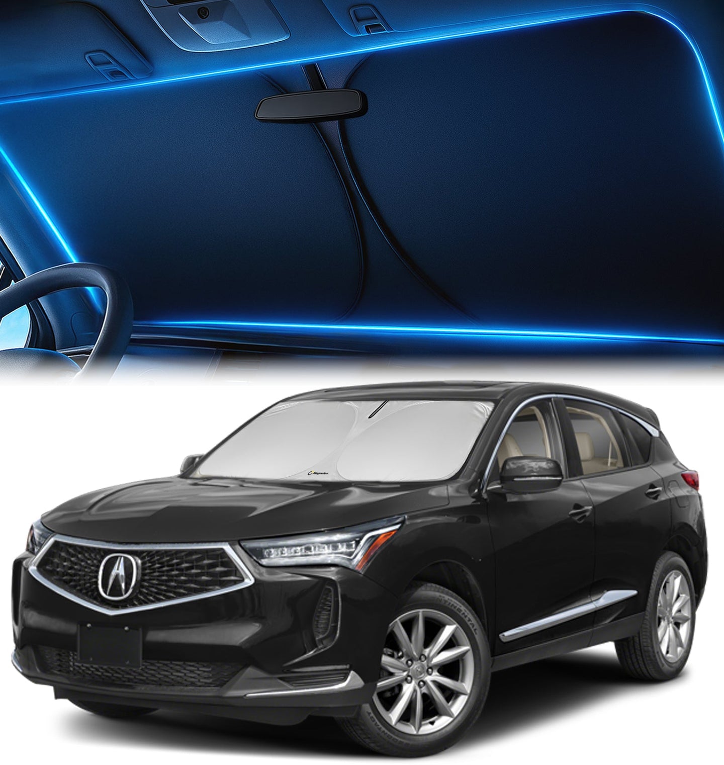 Custom-Fit Windshield Sunshade for Acura RDX 2019-2026