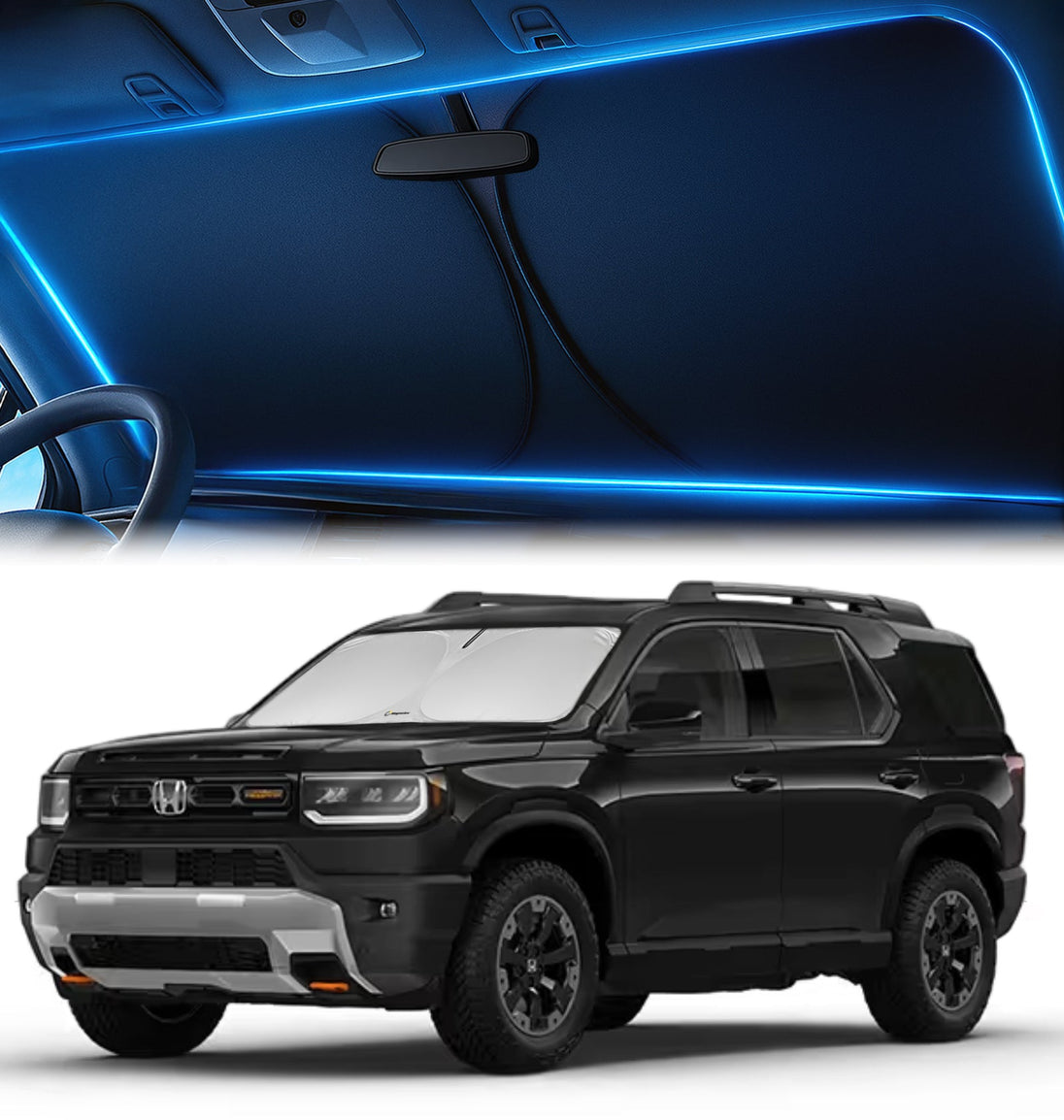 Custom-Fit Windshield Sunshade for Honda Passport 2019-2025