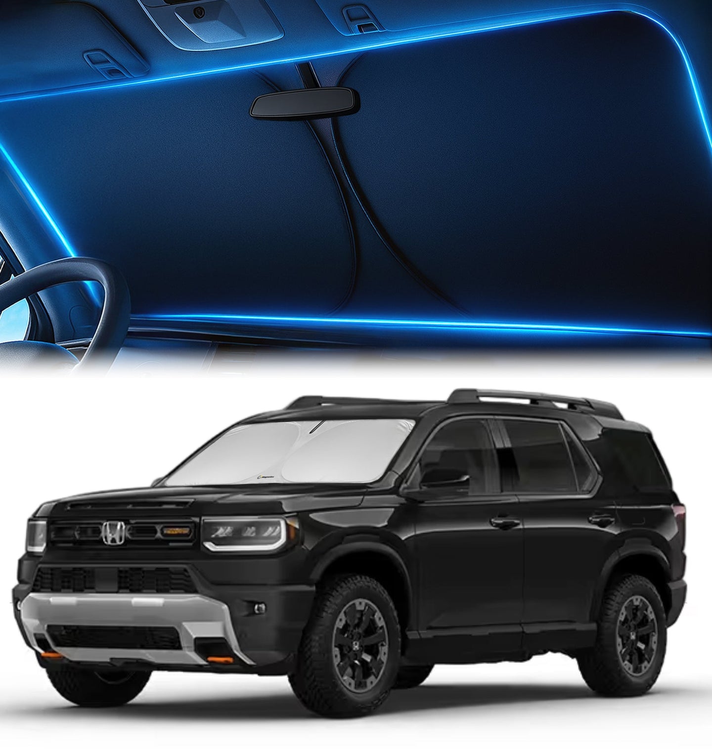 Custom-Fit Windshield Sunshade for Honda Passport 2019-2025