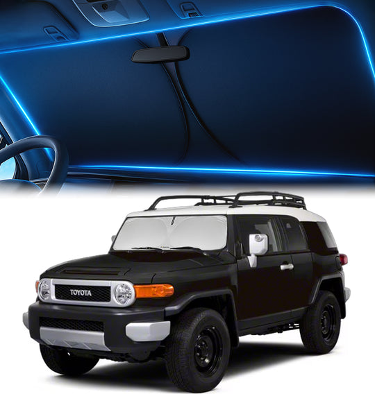 Custom-Fit Windshield Sunshade for Toyota FJ Cruiser 2007-2014