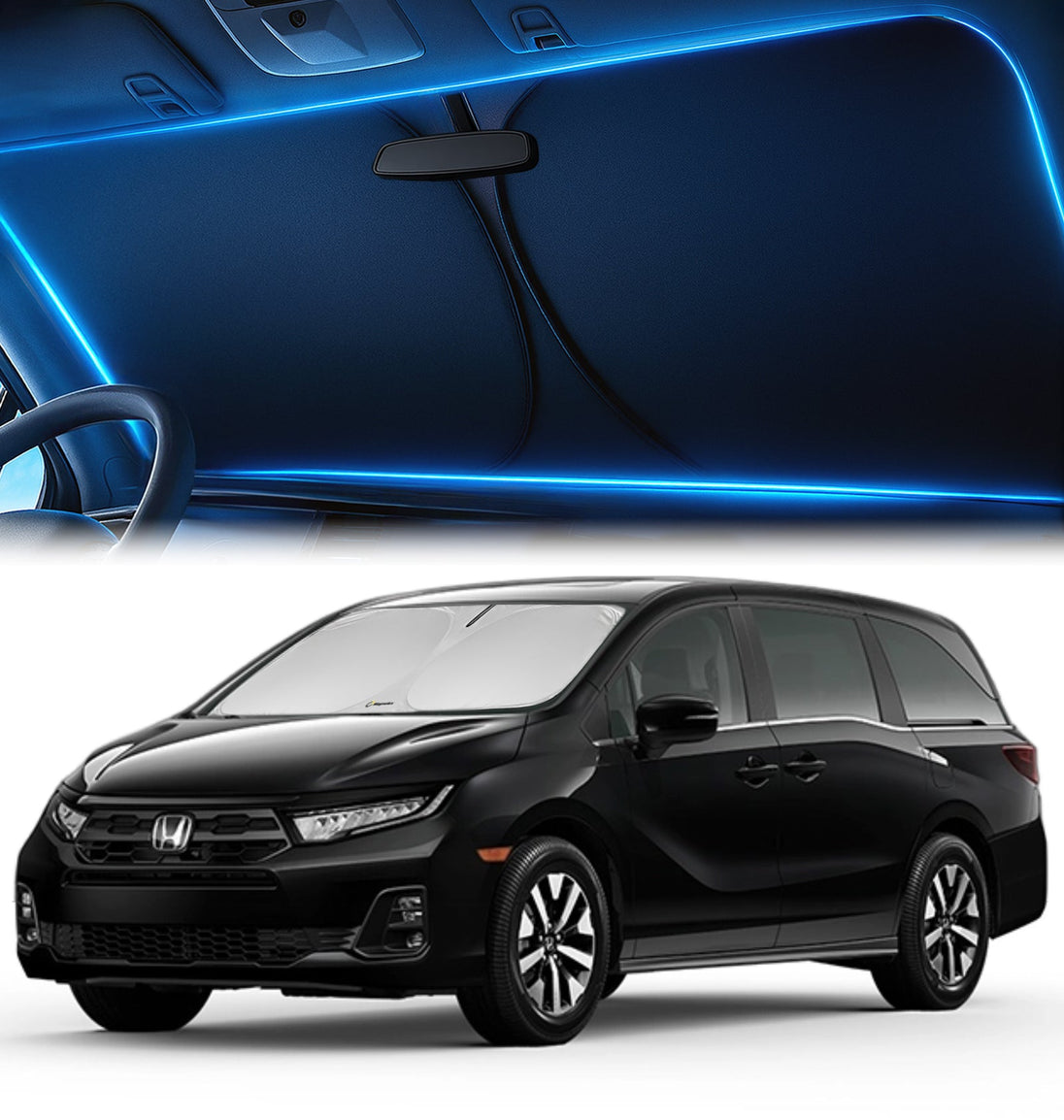 Custom-Fit Windshield Sunshade for Honda Odyssey 2018-2026