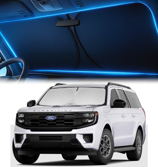 Custom-Fit Windshield Sunshade for Ford Expedition 2018-2026
