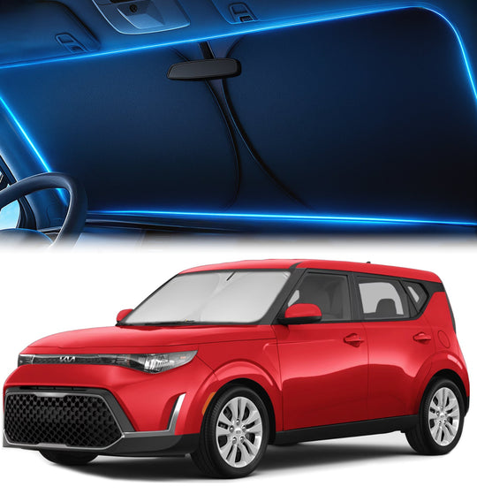 Custom-Fit Windshield Sunshade for Kia Soul 2020-2026