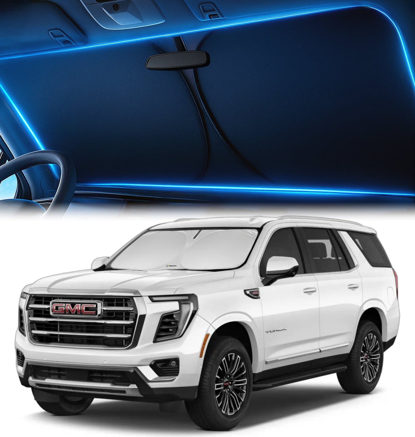 Custom-Fit Windshield Sunshade for GMC Yukon 2021-2026