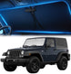 Custom-Fit Windshield Sunshade for Jeep Wrangler 1997-2017