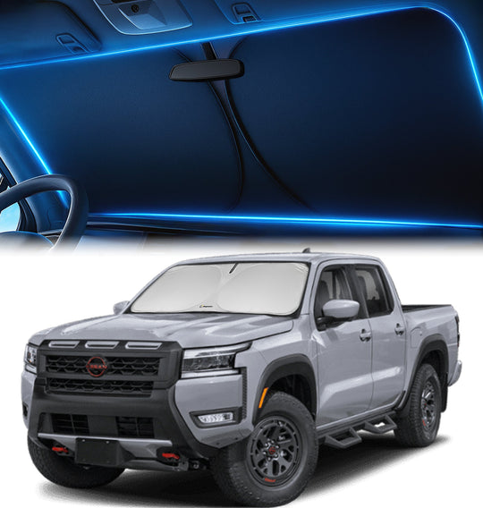 Custom-Fit Windshield Sunshade for Nissan Frontier 2022-2026