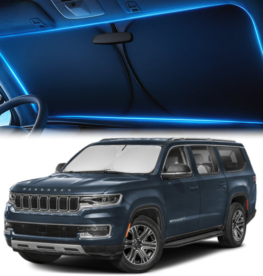 Custom-Fit Windshield Sunshade for Jeep Wagoneer 2022-2026