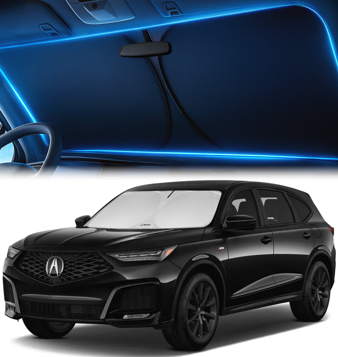 Custom-Fit Windshield Sunshade for Acura MDX 2021-2026