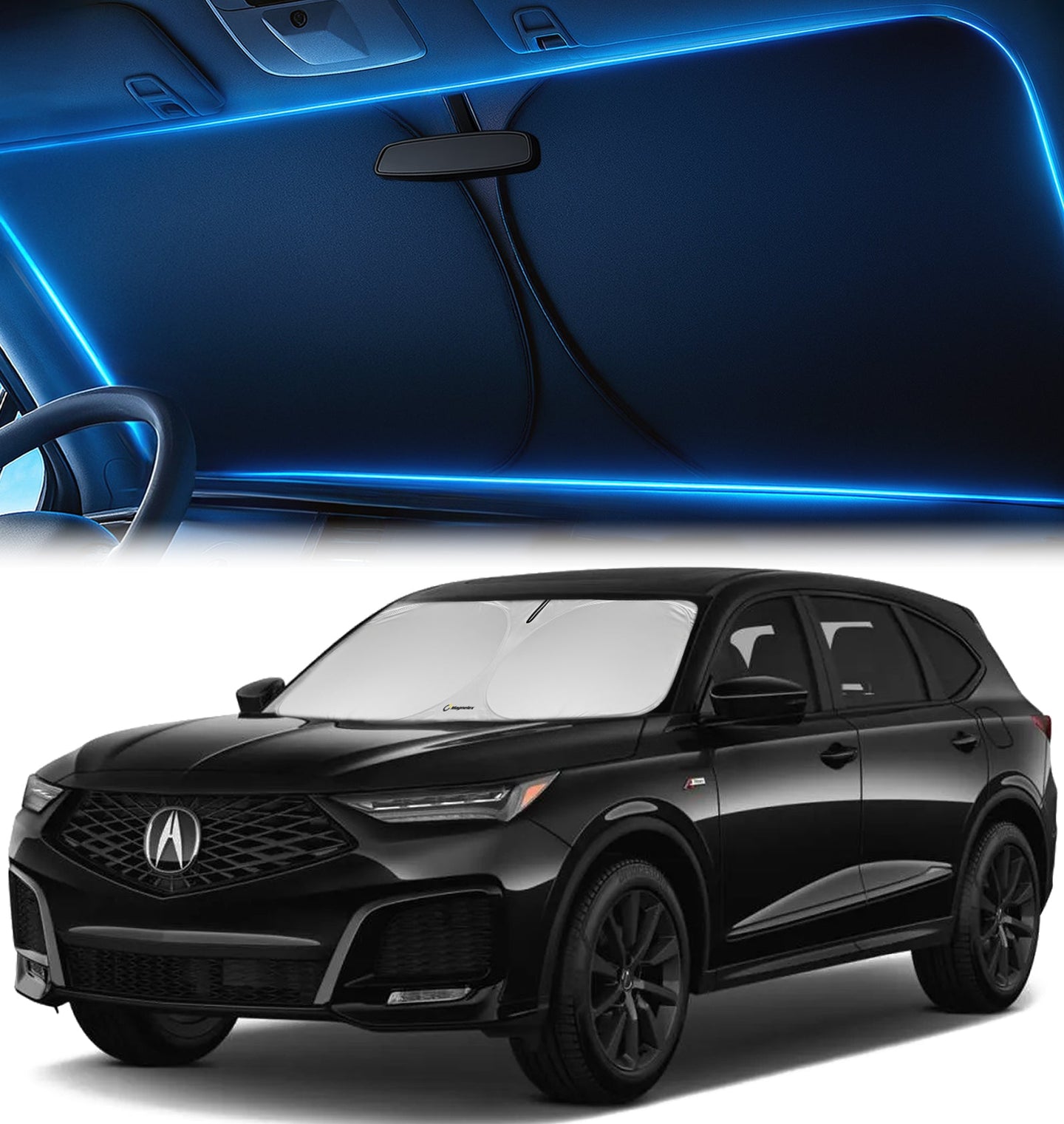 Custom-Fit Windshield Sunshade for Acura MDX 2021-2026