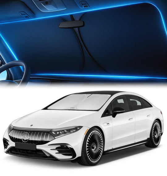 Custom-Fit Windshield Sunshade for Mercedes EQS 2022-2026