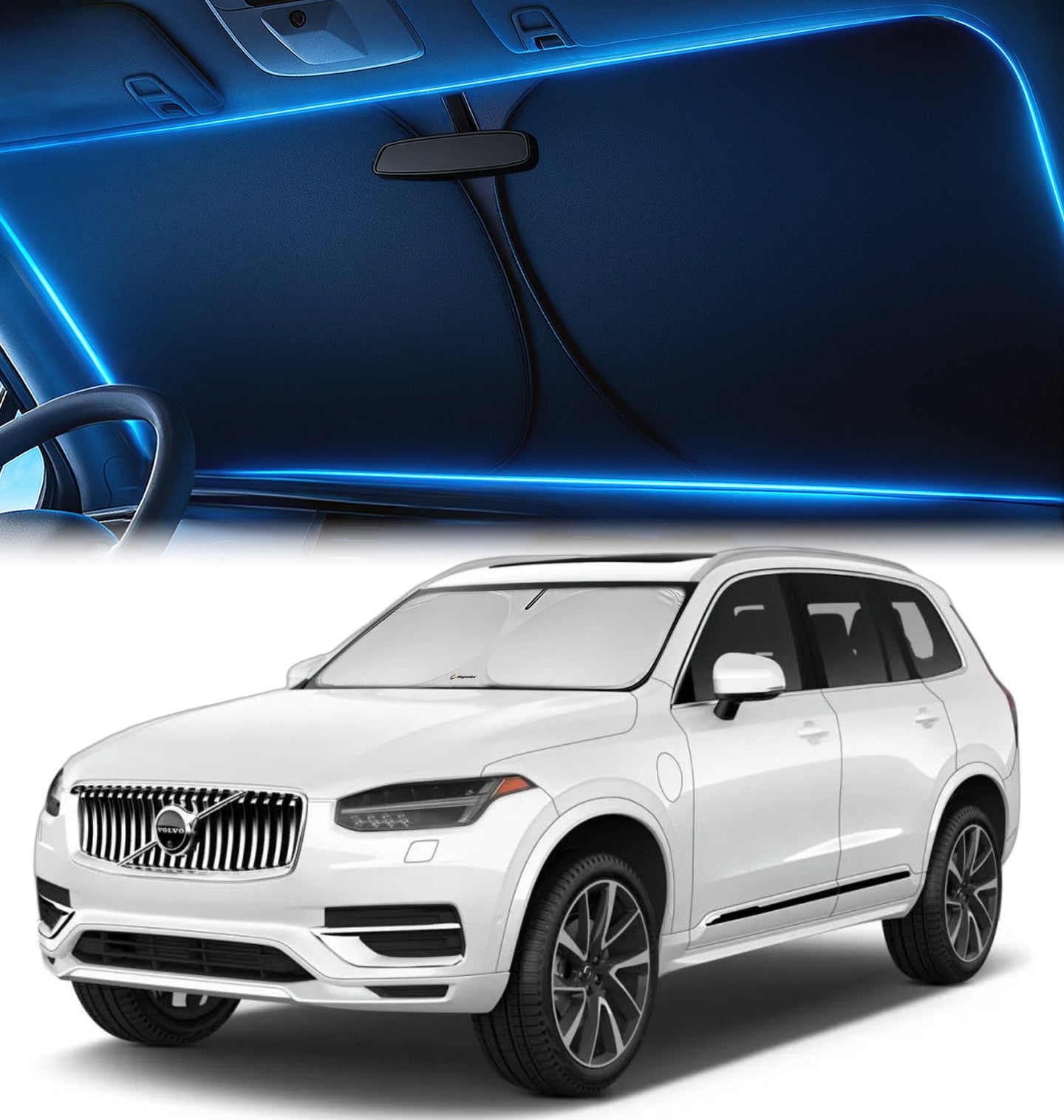 Custom-Fit Windshield Sunshade for Volvo XC90 2016-2026