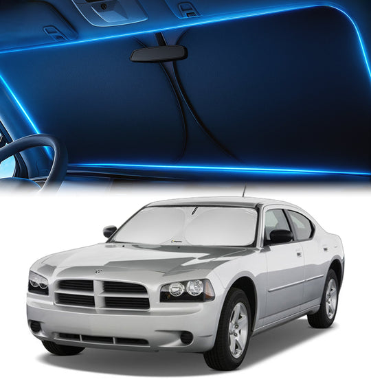 Custom-Fit Windshield Sunshade for Dodge Charger 2006-2010