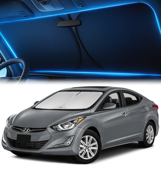 Custom-Fit Windshield Sunshade for Hyundai Elantra 2011-2016