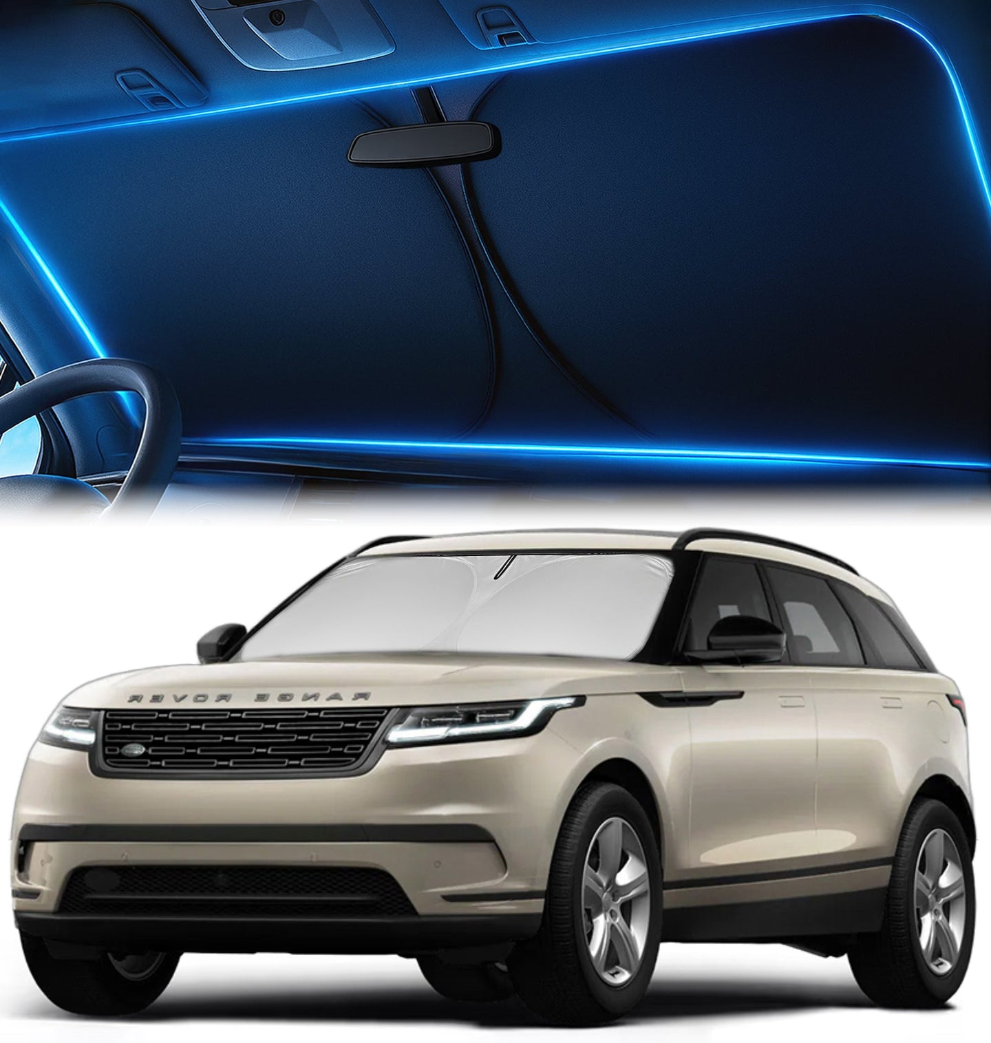 Custom-Fit Windshield Sunshade for Land Rover Range Rover Velar 2017-2026