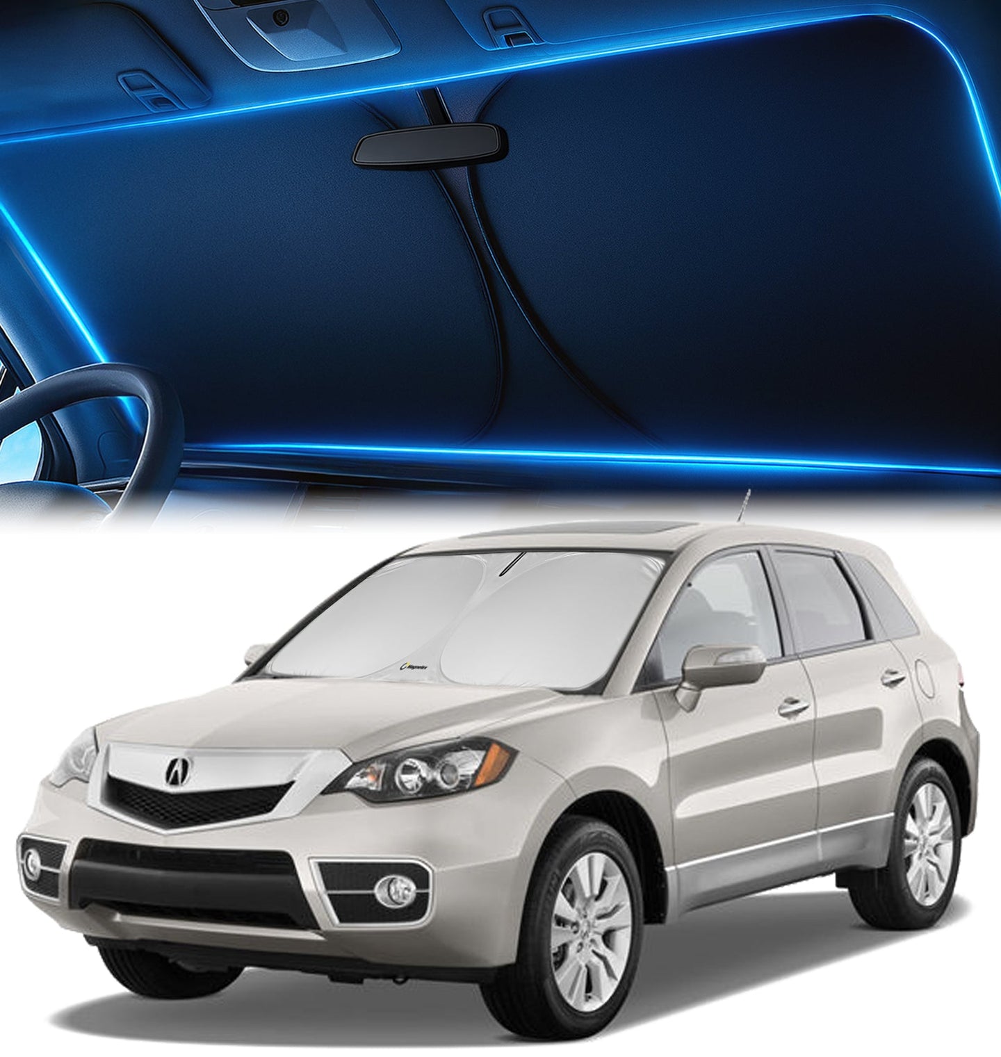 Custom-Fit Windshield Sunshade for Acura RDX 2007-2012
