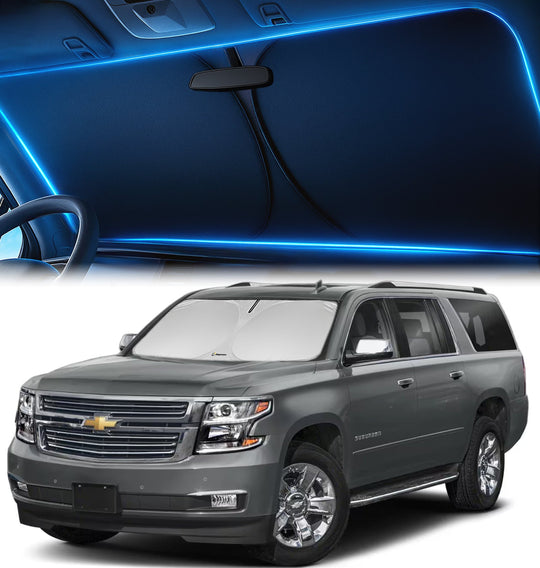 Custom-Fit Windshield Sunshade for Chevrolet Suburban 2015-2020