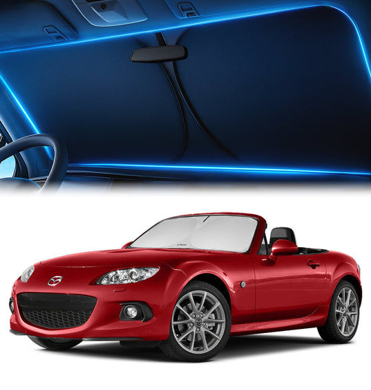 Custom-Fit Windshield Sunshade for Mazda MX-5 Miata 2009-2015