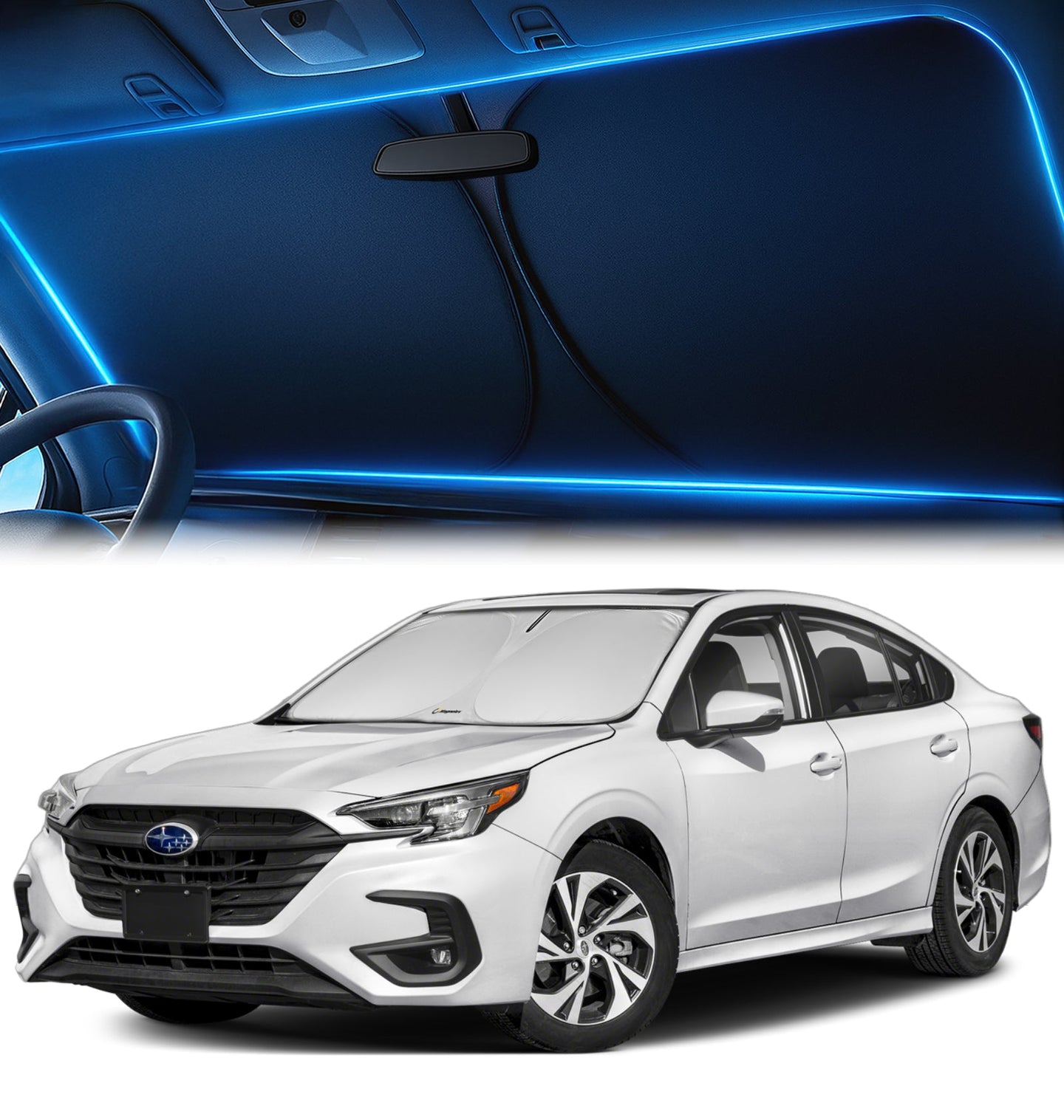 Custom-Fit Windshield Sunshade for Subaru Legacy 2020-2025