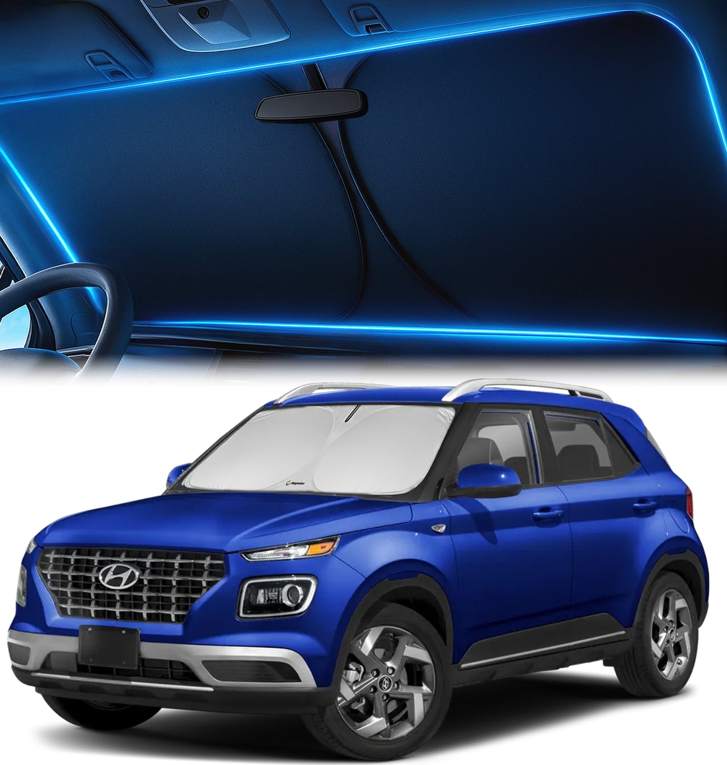 Custom-Fit Windshield Sunshade for Hyundai Venue 2020-2026