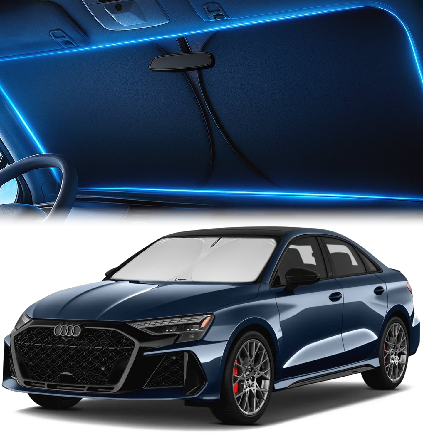 Custom-Fit Windshield Sunshade for Audi A3 2022-2026
