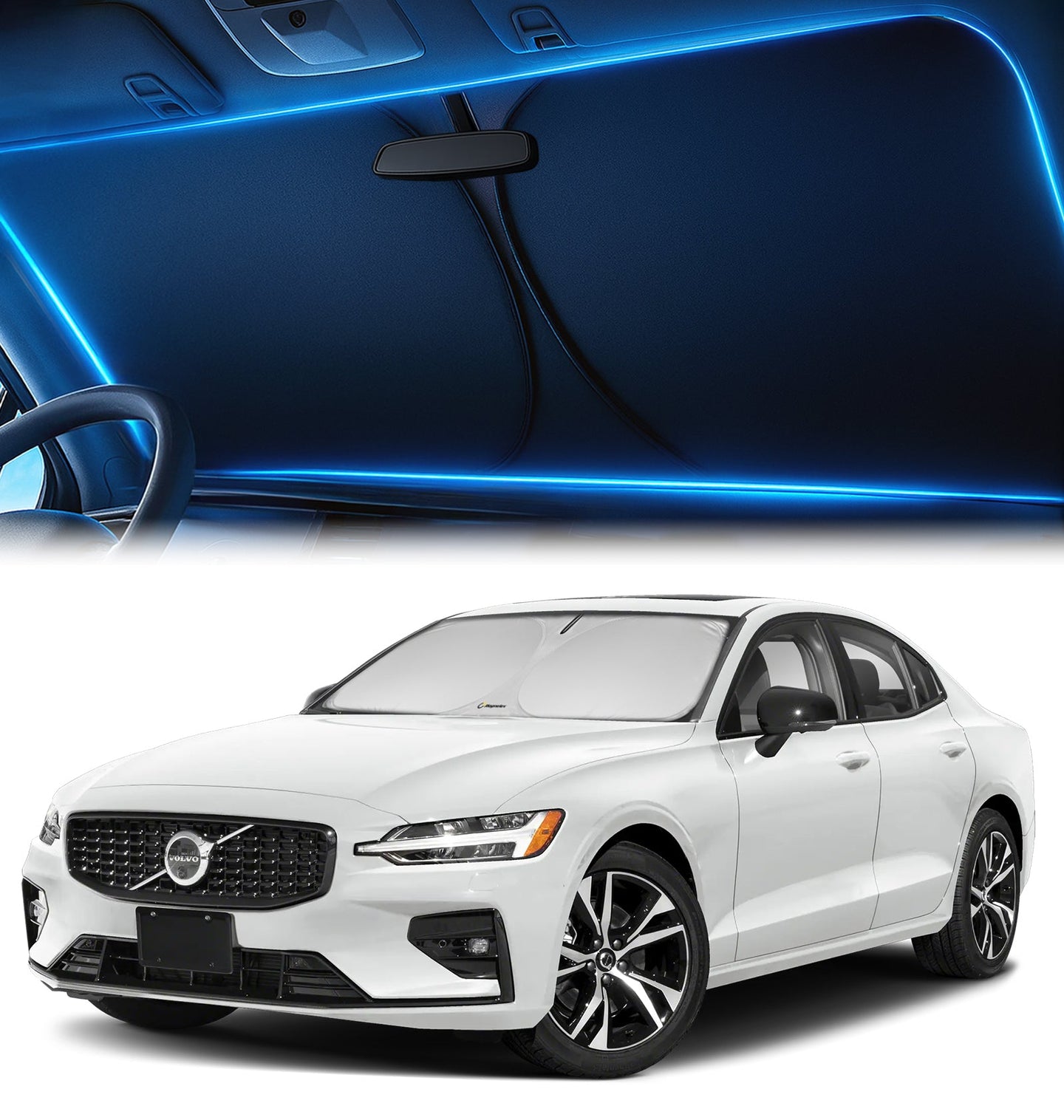Custom-Fit Windshield Sunshade for Volvo S60 2019-2025
