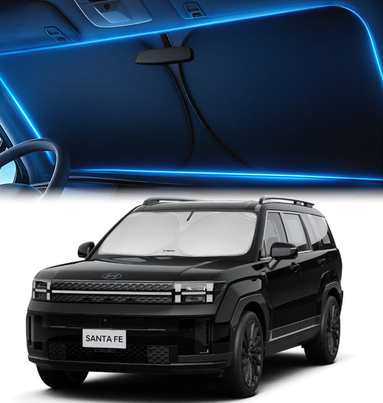 Custom-Fit Windshield Sunshade for Hyundai Santa Fe 2024-2026