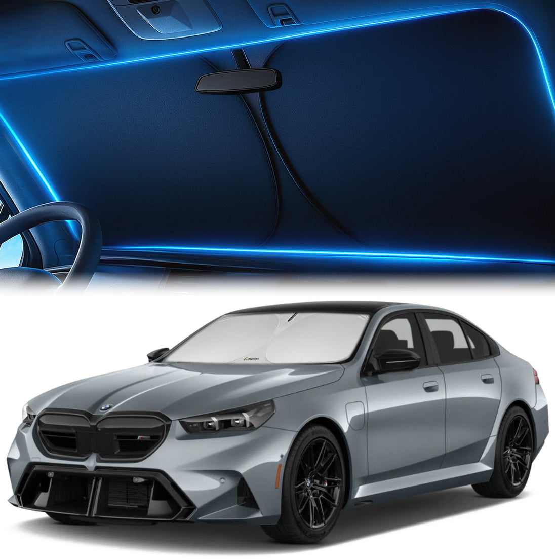 Custom-Fit Windshield Sunshade for BMW 5-Series 2024-2026
