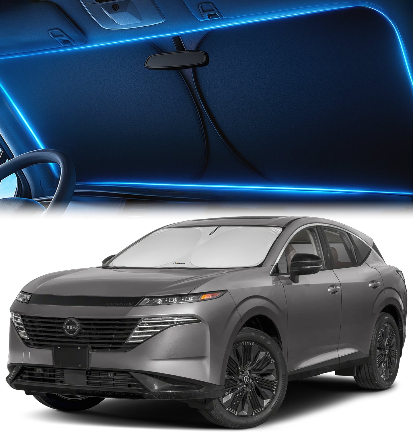 Custom-Fit Windshield Sunshade for Nissan Murano 2025-2026