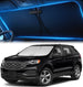 Ford Edge SUV (2015–2024) featuring a custom-fit windshield sunshade for heat and glare protection.